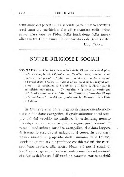 Fede e vita bollettino della Federazione italiana degli studenti per la cultura religiosa