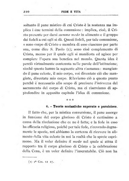 Fede e vita bollettino della Federazione italiana degli studenti per la cultura religiosa