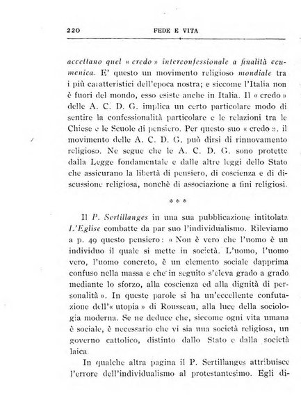 Fede e vita bollettino della Federazione italiana degli studenti per la cultura religiosa