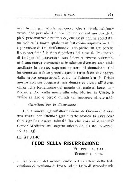 Fede e vita bollettino della Federazione italiana degli studenti per la cultura religiosa