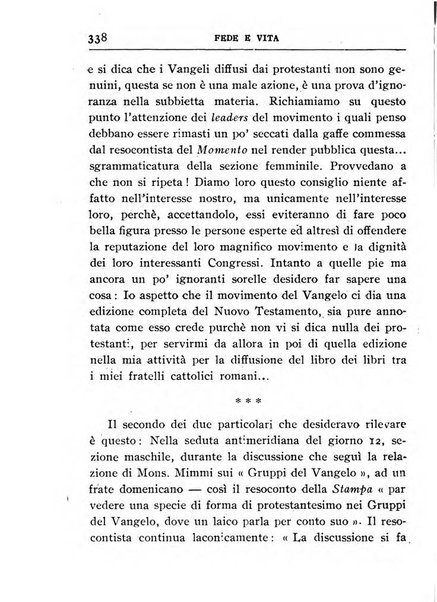 Fede e vita bollettino della Federazione italiana degli studenti per la cultura religiosa