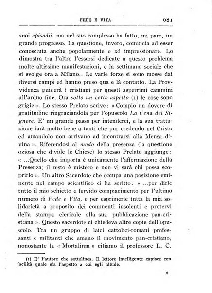 Fede e vita bollettino della Federazione italiana degli studenti per la cultura religiosa