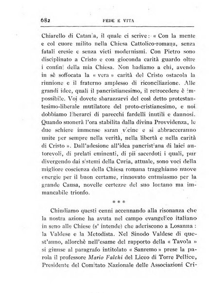 Fede e vita bollettino della Federazione italiana degli studenti per la cultura religiosa