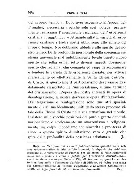 Fede e vita bollettino della Federazione italiana degli studenti per la cultura religiosa