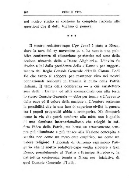 Fede e vita bollettino della Federazione italiana degli studenti per la cultura religiosa