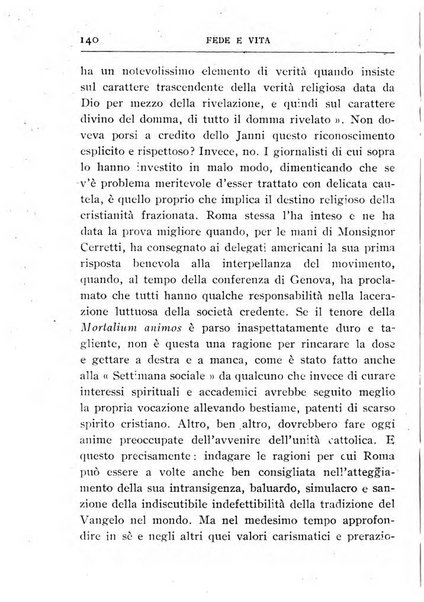 Fede e vita bollettino della Federazione italiana degli studenti per la cultura religiosa