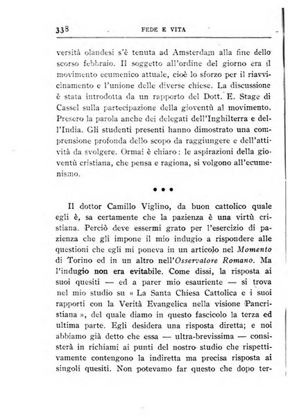 Fede e vita bollettino della Federazione italiana degli studenti per la cultura religiosa