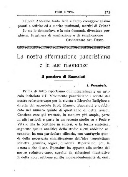 Fede e vita bollettino della Federazione italiana degli studenti per la cultura religiosa