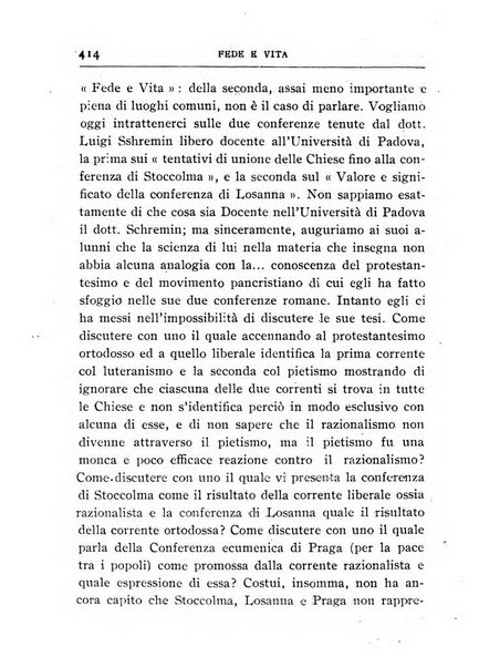 Fede e vita bollettino della Federazione italiana degli studenti per la cultura religiosa