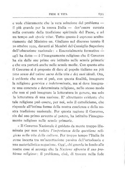 Fede e vita bollettino della Federazione italiana degli studenti per la cultura religiosa