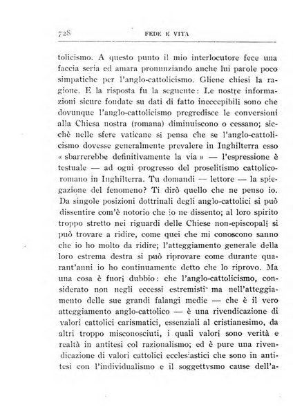 Fede e vita bollettino della Federazione italiana degli studenti per la cultura religiosa