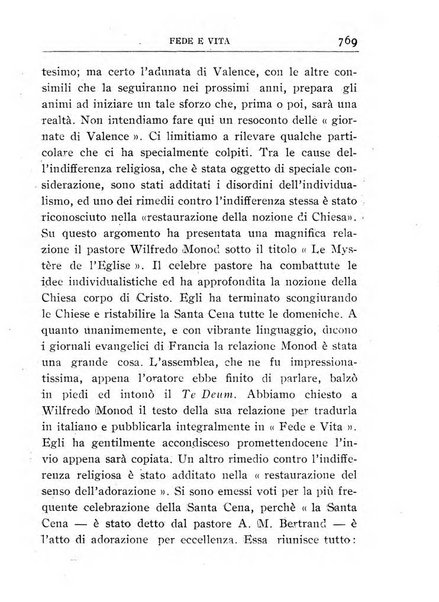 Fede e vita bollettino della Federazione italiana degli studenti per la cultura religiosa