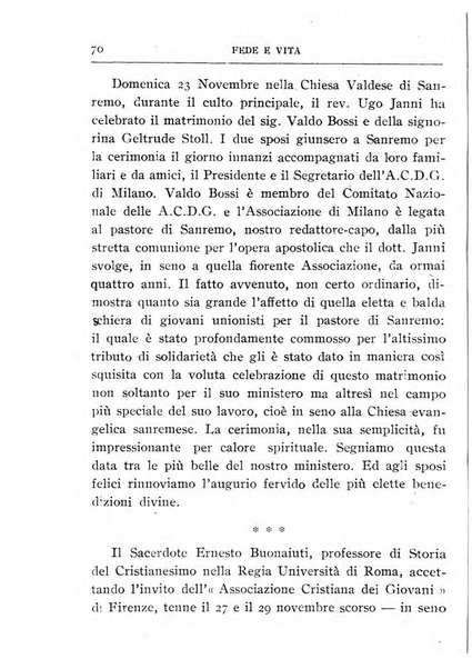 Fede e vita bollettino della Federazione italiana degli studenti per la cultura religiosa