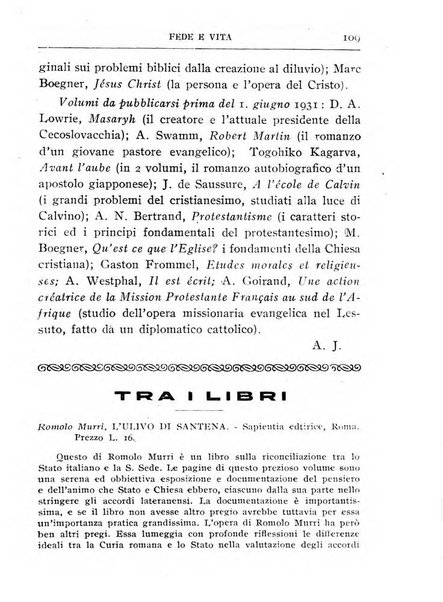 Fede e vita bollettino della Federazione italiana degli studenti per la cultura religiosa