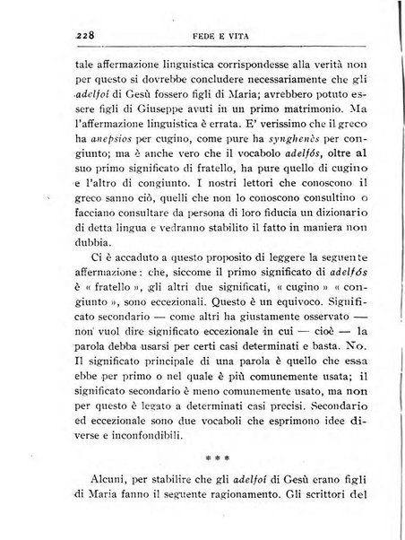 Fede e vita bollettino della Federazione italiana degli studenti per la cultura religiosa