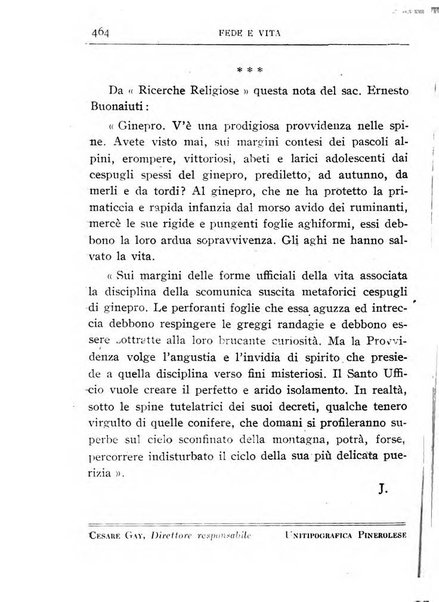 Fede e vita bollettino della Federazione italiana degli studenti per la cultura religiosa