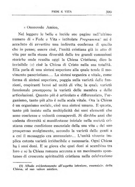 Fede e vita bollettino della Federazione italiana degli studenti per la cultura religiosa