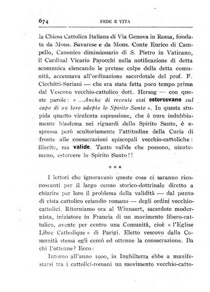 Fede e vita bollettino della Federazione italiana degli studenti per la cultura religiosa