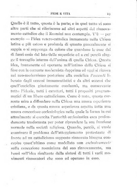 Fede e vita bollettino della Federazione italiana degli studenti per la cultura religiosa