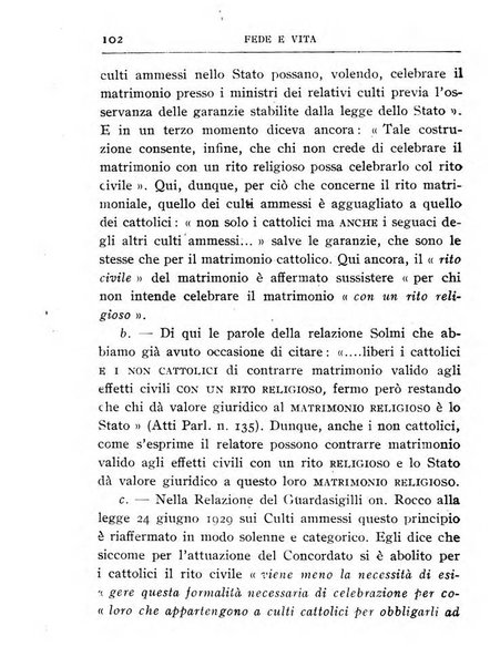 Fede e vita bollettino della Federazione italiana degli studenti per la cultura religiosa