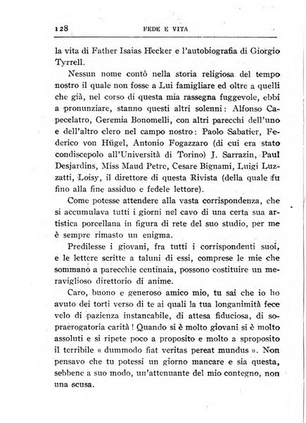 Fede e vita bollettino della Federazione italiana degli studenti per la cultura religiosa