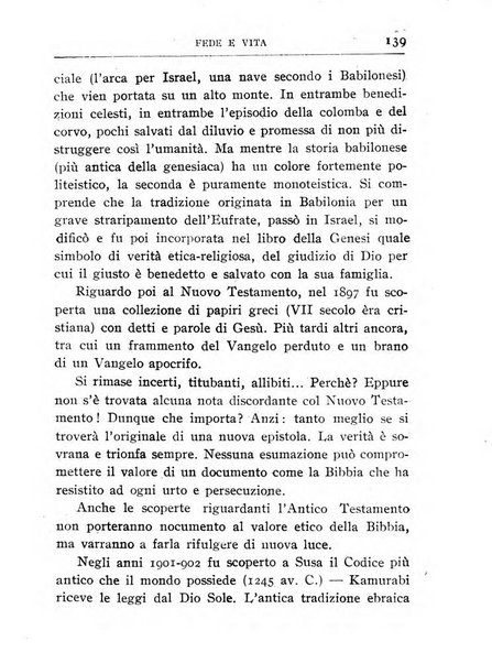 Fede e vita bollettino della Federazione italiana degli studenti per la cultura religiosa