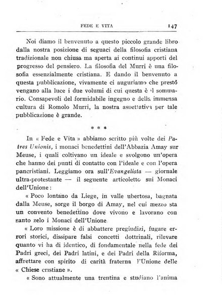 Fede e vita bollettino della Federazione italiana degli studenti per la cultura religiosa