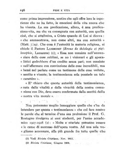 Fede e vita bollettino della Federazione italiana degli studenti per la cultura religiosa