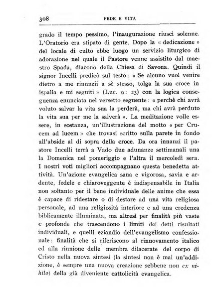 Fede e vita bollettino della Federazione italiana degli studenti per la cultura religiosa