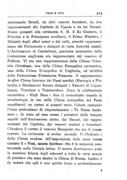 Fede e vita bollettino della Federazione italiana degli studenti per la cultura religiosa