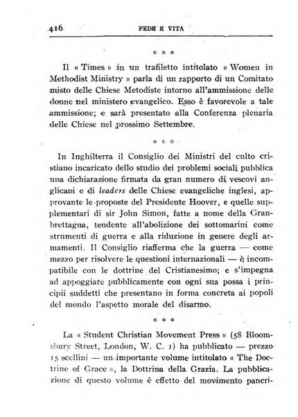 Fede e vita bollettino della Federazione italiana degli studenti per la cultura religiosa