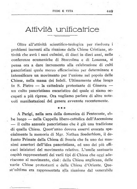 Fede e vita bollettino della Federazione italiana degli studenti per la cultura religiosa