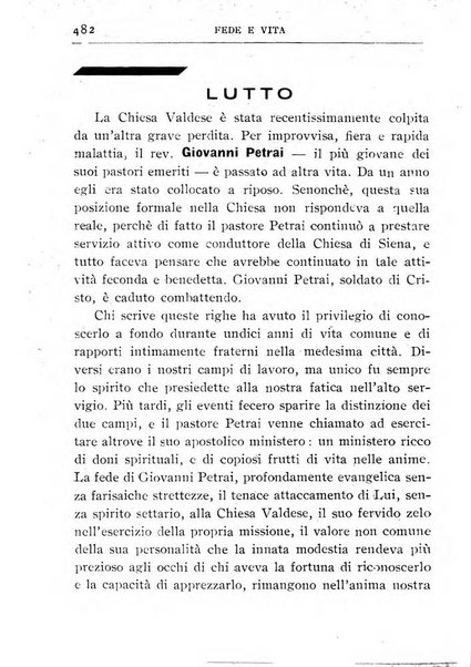 Fede e vita bollettino della Federazione italiana degli studenti per la cultura religiosa