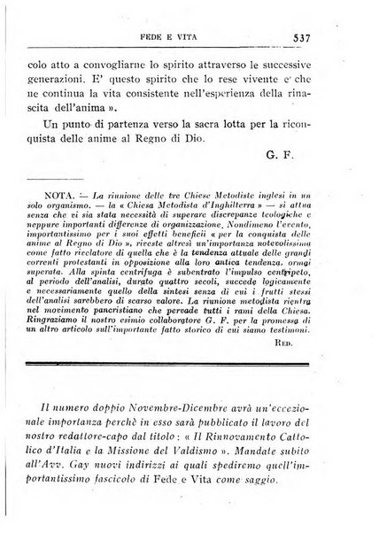 Fede e vita bollettino della Federazione italiana degli studenti per la cultura religiosa