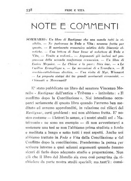 Fede e vita bollettino della Federazione italiana degli studenti per la cultura religiosa