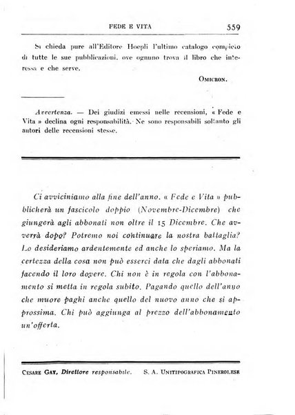 Fede e vita bollettino della Federazione italiana degli studenti per la cultura religiosa