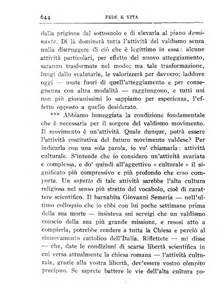 Fede e vita bollettino della Federazione italiana degli studenti per la cultura religiosa