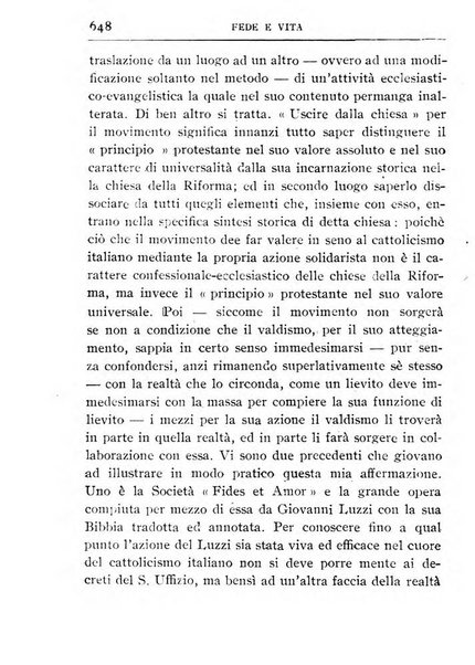 Fede e vita bollettino della Federazione italiana degli studenti per la cultura religiosa