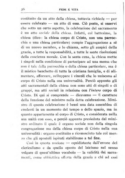 Fede e vita bollettino della Federazione italiana degli studenti per la cultura religiosa