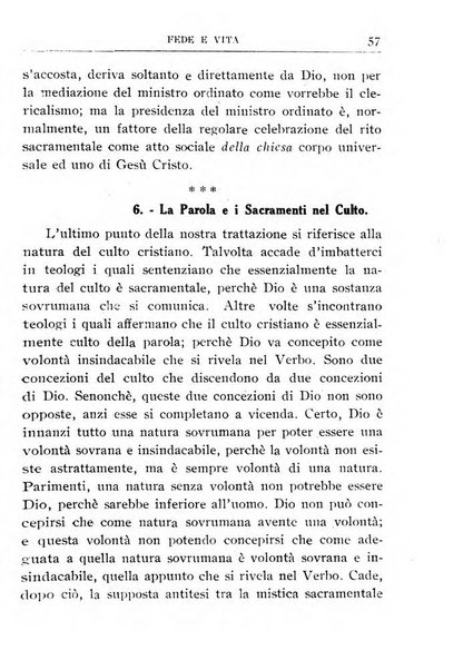 Fede e vita bollettino della Federazione italiana degli studenti per la cultura religiosa