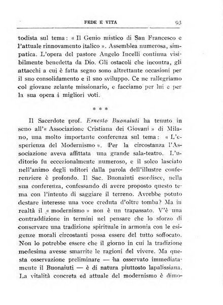 Fede e vita bollettino della Federazione italiana degli studenti per la cultura religiosa