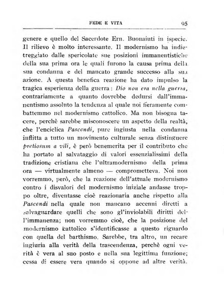 Fede e vita bollettino della Federazione italiana degli studenti per la cultura religiosa