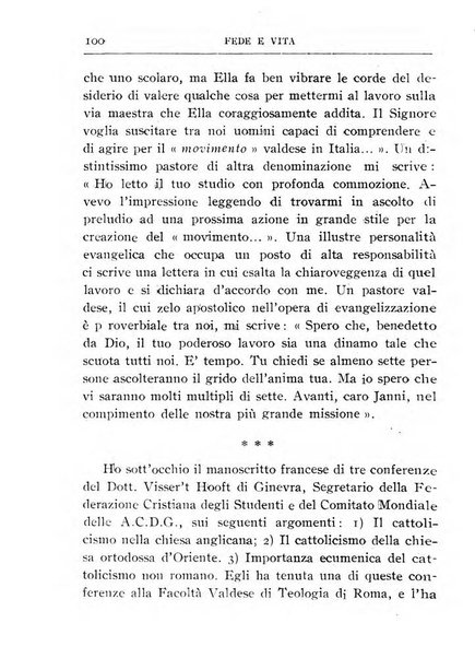 Fede e vita bollettino della Federazione italiana degli studenti per la cultura religiosa