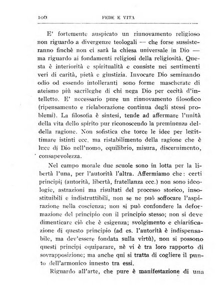 Fede e vita bollettino della Federazione italiana degli studenti per la cultura religiosa