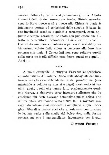 Fede e vita bollettino della Federazione italiana degli studenti per la cultura religiosa