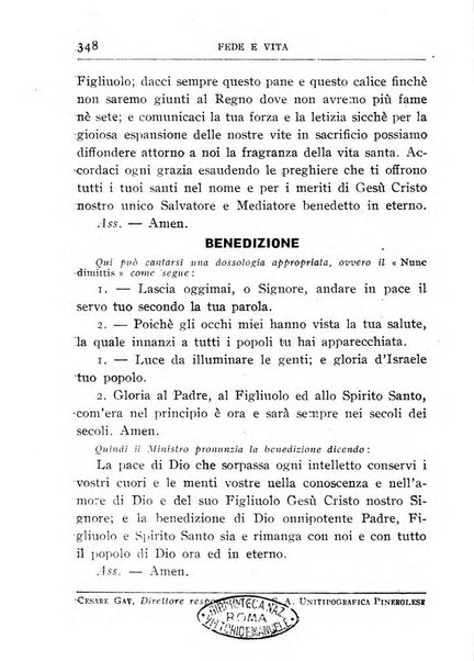 Fede e vita bollettino della Federazione italiana degli studenti per la cultura religiosa