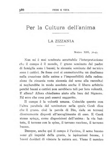 Fede e vita bollettino della Federazione italiana degli studenti per la cultura religiosa