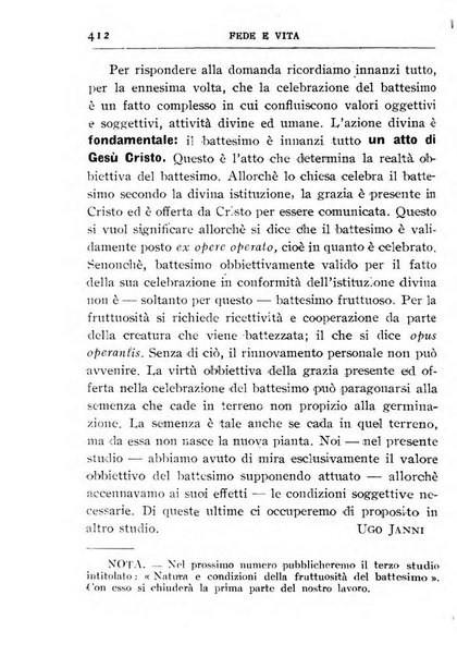 Fede e vita bollettino della Federazione italiana degli studenti per la cultura religiosa