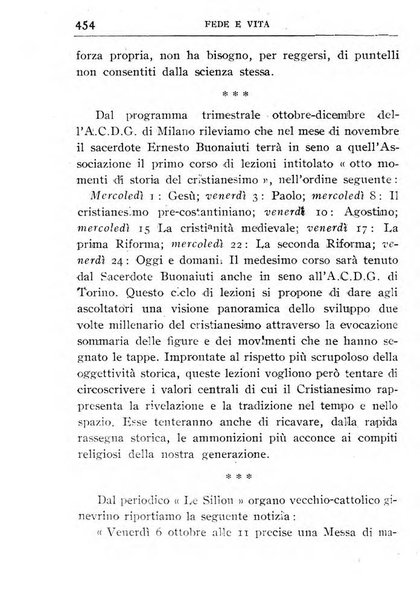 Fede e vita bollettino della Federazione italiana degli studenti per la cultura religiosa