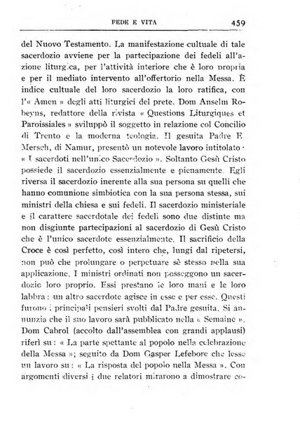 Fede e vita bollettino della Federazione italiana degli studenti per la cultura religiosa